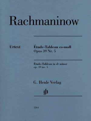 G. Henle Verlag - Etude-Tableau in e flat minor op. 39 no. 5 - Rachmaninoff /Rahmer /Hamelin - Piano - Sheet Music