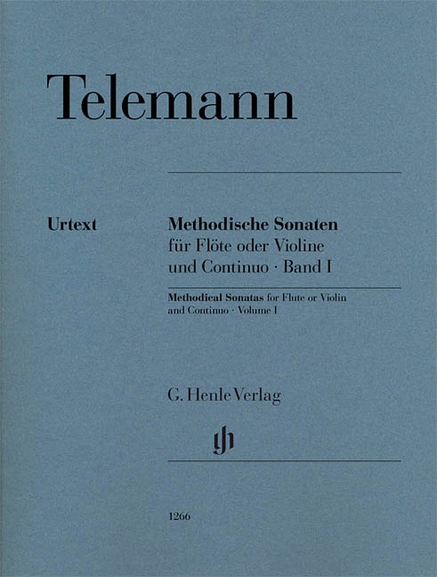 Methodical Sonatas, Volume I - Telemann/Kostujak - Flute or Violin/Continuo - Score/Parts