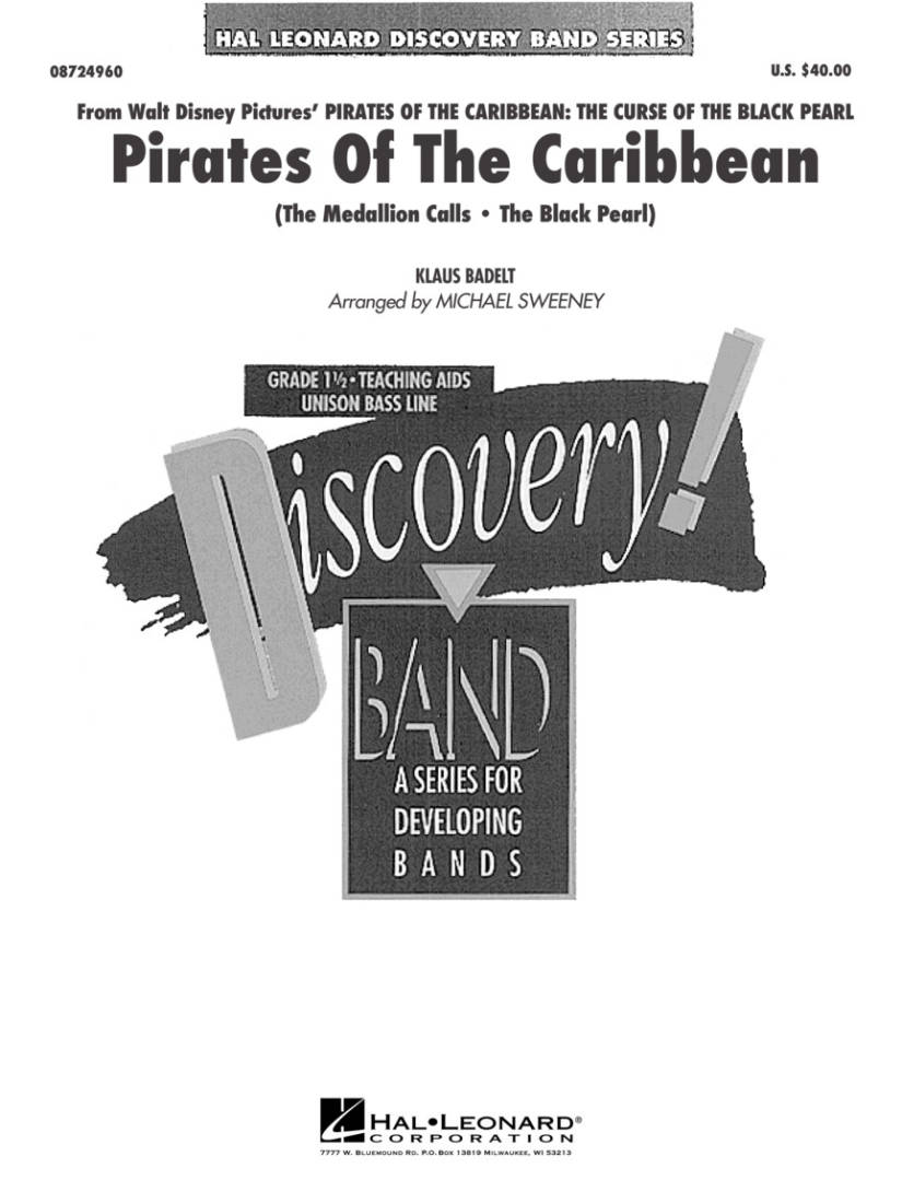 Pirates of the Caribbean - Badelt/Sweeney - Concert Band - Gr. 1.5