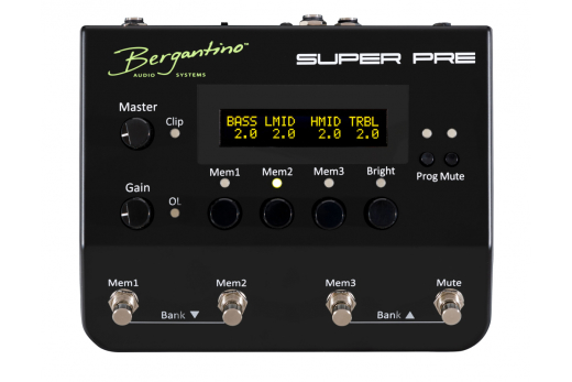 Bergantino - Super Pre Plus Bass Preamp w/Power Supply