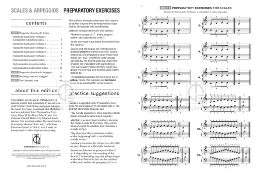 Scales & Arpeggios: Preparatory Exercises - Schmitt /Hanon /Gerou - Piano - Book