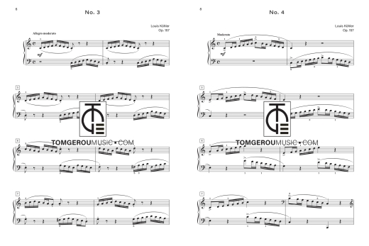 Kohler: 12 Easy studies, Opus 157 - Gerou - Piano - Book