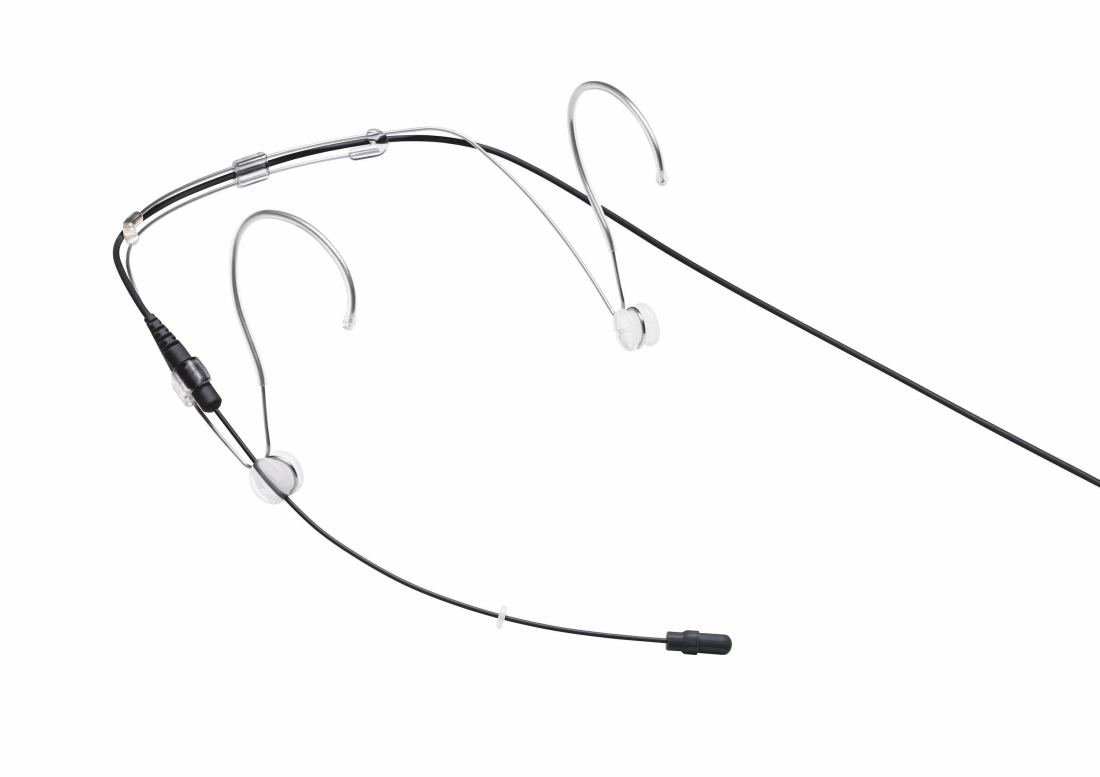 DuraPlex Omnidirectional Subminiature Headset Microphone - Black