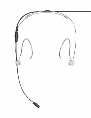DuraPlex Omnidirectional Subminiature Headset Microphone - Black