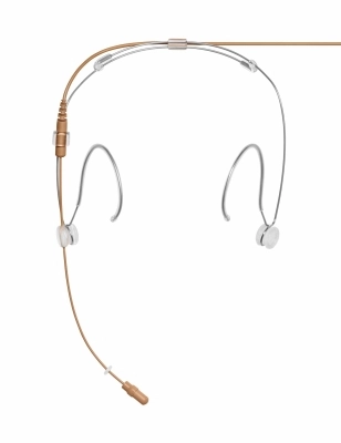 DuraPlex DH5 Omnidirectional Subminiature Headset Microphone - Cocoa