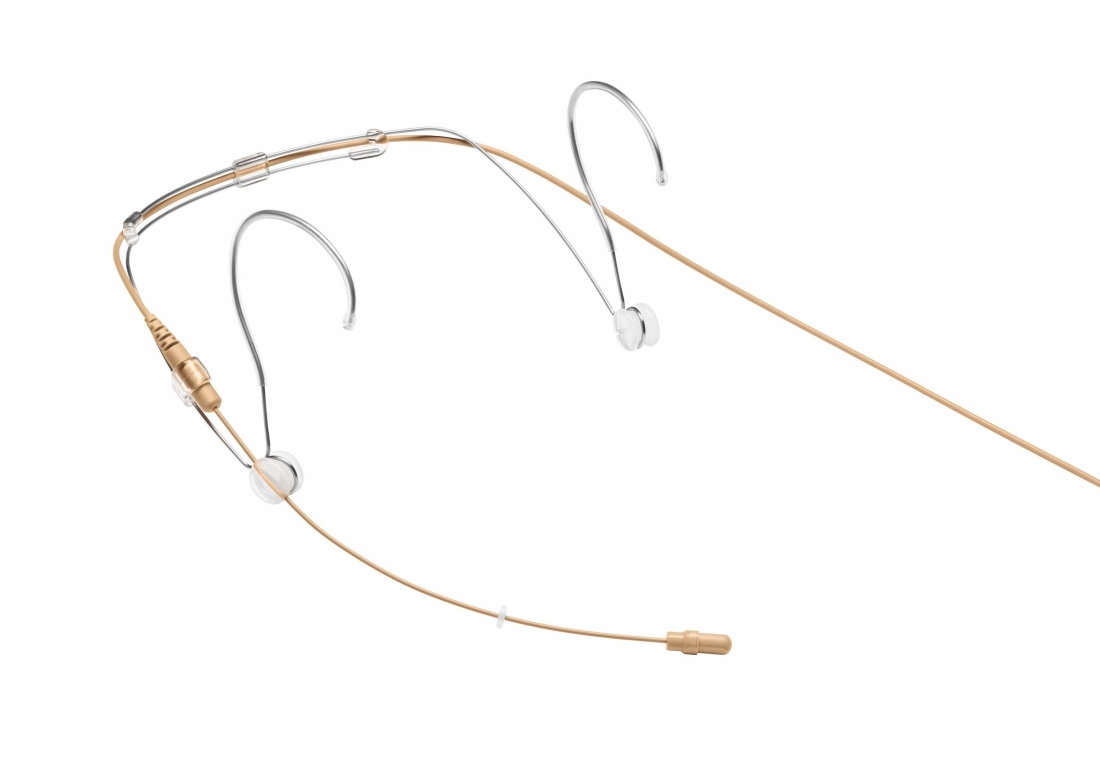 DuraPlex Omnidirectional Subminiature Headset Microphone - Tan