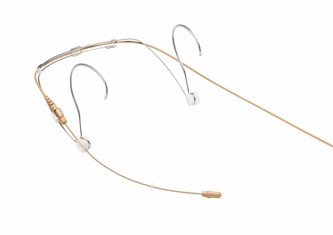 DuraPlex DH5 Omnidirectional Subminiature Headset Microphone - Tan