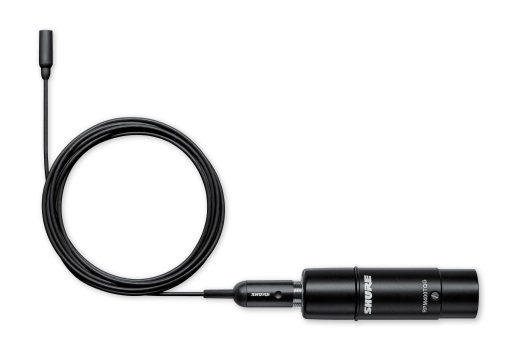 TwinPlex TL48 Subminiature Lavalier Microphone with XLR Preamp - Black