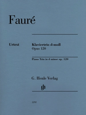 Piano Trio in D minor op. 120 - Faure/Kolb - Piano Trio - Score/Parts