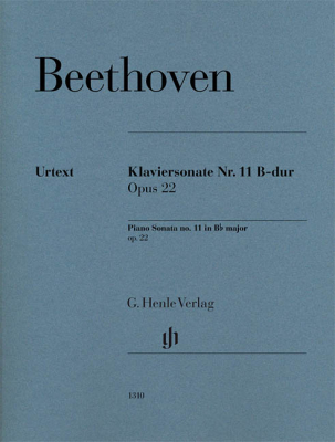 G. Henle Verlag - Sonata no. 11 in B flat major op. 22 - Beethoven/Wallner - Piano - Sheet Music