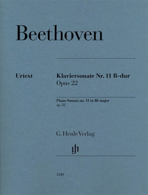 G. Henle Verlag - Sonata no. 11 in B flat major op. 22 - Beethoven/Wallner - Piano - Sheet Music