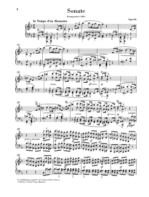 Sonata no. 22 in F major op. 54 - Beethoven/Wallner  - Piano - Sheet Music