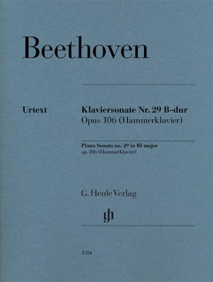 G. Henle Verlag - Sonata no. 29 in B flat major op. 106 (Hammerklavier) - Beethoven/Wallner - Piano - Sheet Music