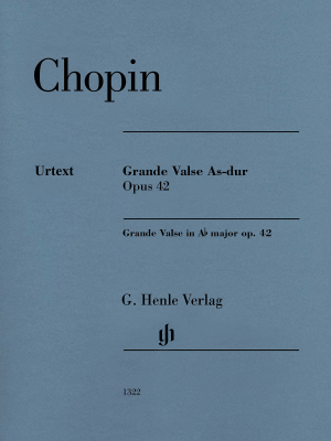 G. Henle Verlag - Grande Valse in A flat major op. 42 - Chopin/Zimmermann - Piano - Sheet Music