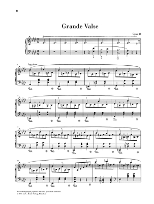 Grande Valse in A flat major op. 42 - Chopin/Zimmermann - Piano - Sheet Music