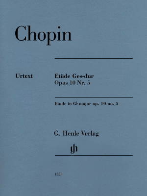 G. Henle Verlag - Etude in G flat major op. 10 no. 5 - Chopin/Zimmermann - Piano - Sheet Music