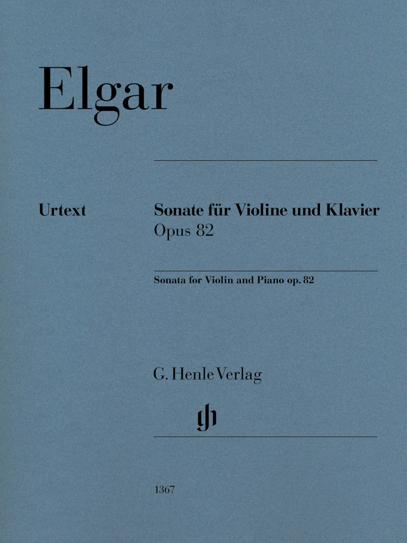 Sonata op. 82 - Elgar/Marshall-Luck - Violin/Piano - Book