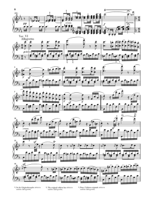 Six Variations in F major op. 34 - Beethoven/Loy - Piano - Sheet Music