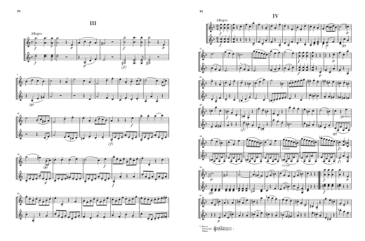 Six little Duets op. 8 for two Violins - Pleyel/Gertsch - Violin Duet - Score/Parts