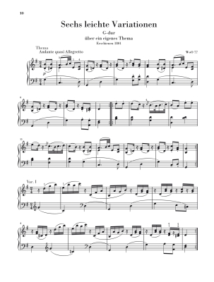 3 Variation Works WoO 64, 70, 77 - Beethoven/Loy - Piano - Book