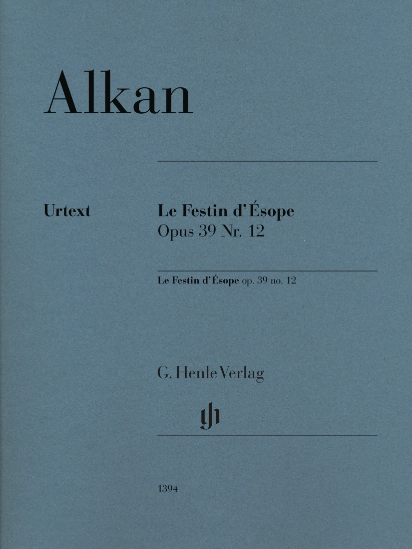 Le Festin d\'Esope op. 39 no. 12 - Alkan /Gertsch /Maltempo - Piano - Sheet Music