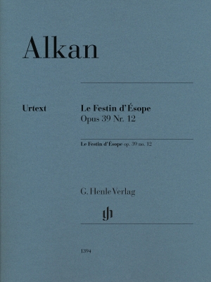 G. Henle Verlag - Le Festin dEsope op. 39 no. 12 - Alkan /Gertsch /Maltempo - Piano - Sheet Music