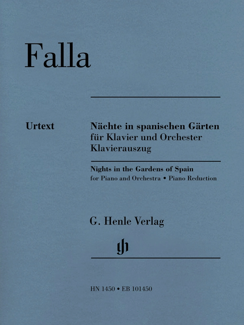 Nights in the Gardens of Spain for Piano and Orchestra (Piano Reduction) - De Falla/Scheideler - Piano (2 Pianos, 4 Hands) - Book