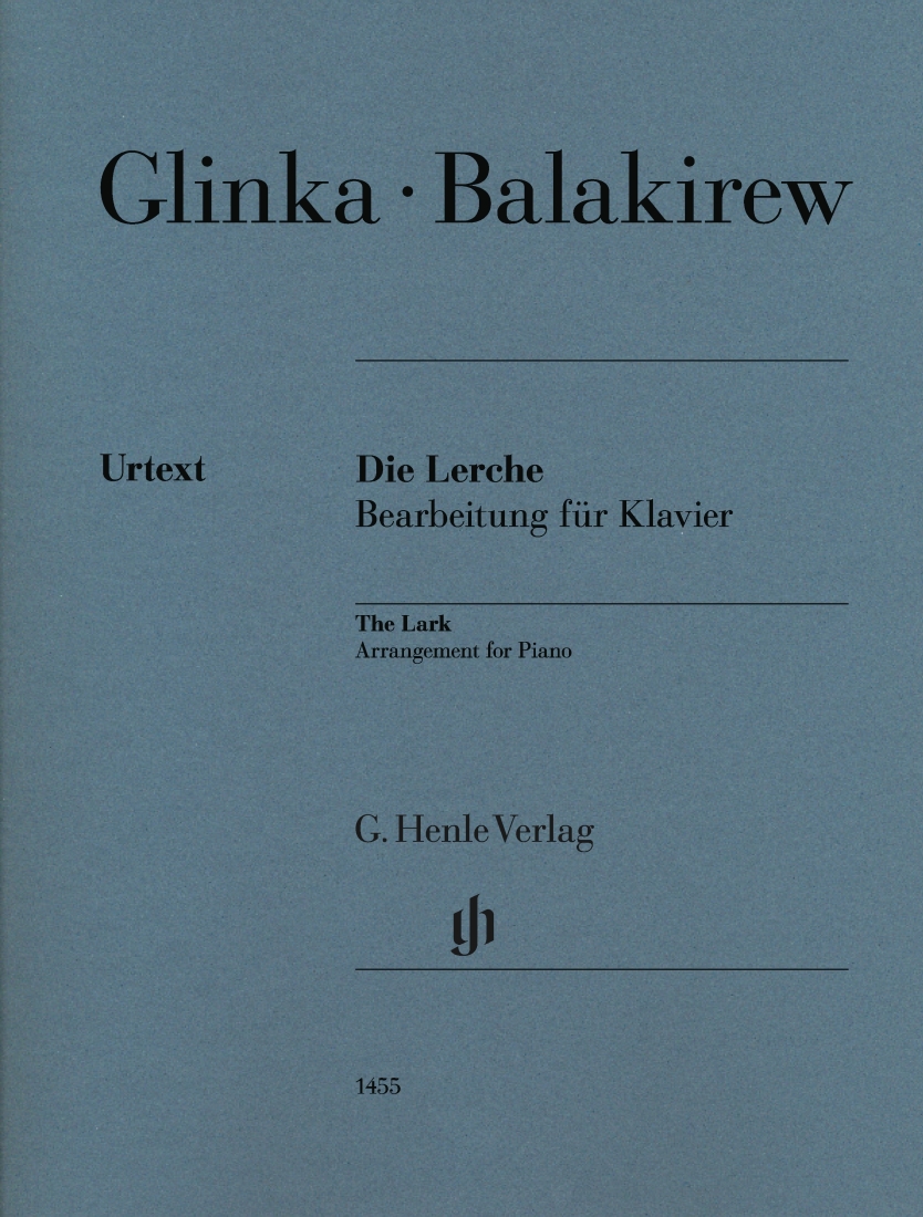 The Lark - Glinka /Balakirev /Bitzan  - Piano - Sheet Music