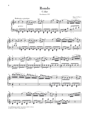 Rondo in C major op. 51 no. 1 - Beethoven/Biermann - Piano - Sheet Music