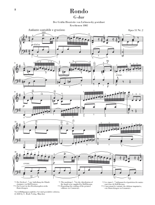 Rondo in C major op. 51 no. 2 - Beethoven/Biermann - Piano - Sheet Music