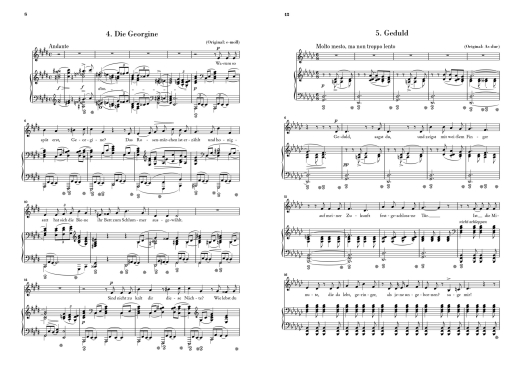 Eight Poems op. 10 - Strauss/Oppermann - Medium Voice/Piano - Book