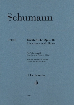 G. Henle Verlag - Dichterliebe op. 48 - Schumann/Ozawa - Medium Voice/Piano - Book