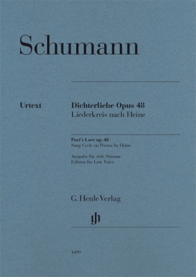 G. Henle Verlag - Dichterliebe op. 48 - Schumann/Ozawa - Low Voice/Piano - Book