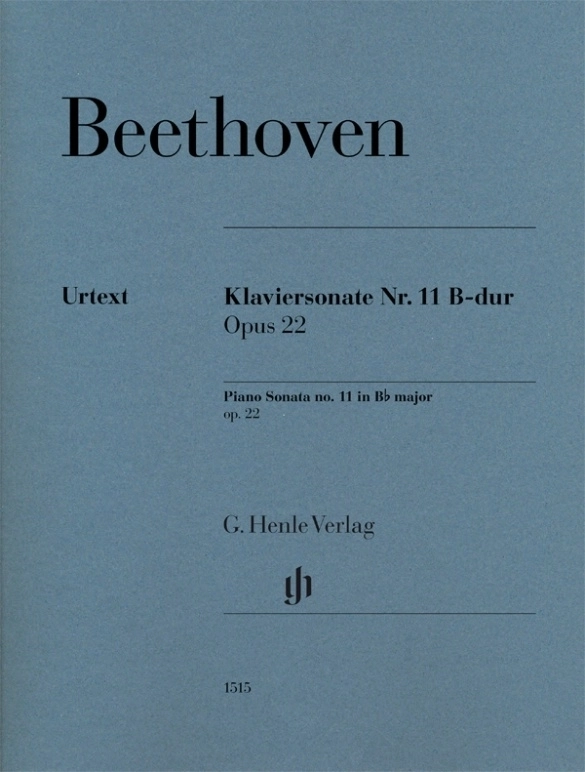 Sonata no. 11 in B flat major op. 22 - Beethoven /Gertsch /Perahia - Piano - Book