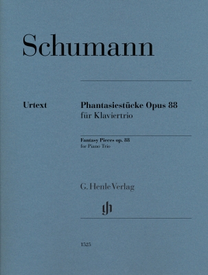 G. Henle Verlag - Fantasy Pieces op. 88 Schumann, Herttrich Trio avec piano (violon, violoncelle et piano) Partition de chef et partitions individuelles