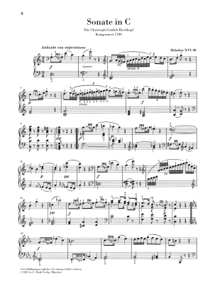 Sonata in C major Hob. XVI:48 - Haydn /Feder /Anderszewski - Piano - Book