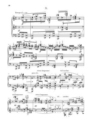 Three Piano Pieces op. 11 - Schoenberg/Scheideler/Ax - Piano - Book