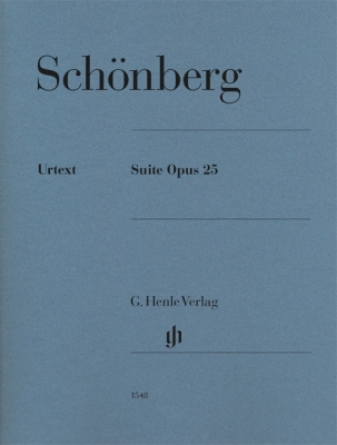 G. Henle Verlag - Suite op. 25 - Schoenberg/Auer - Piano - Book