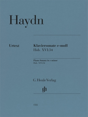 G. Henle Verlag - Sonata E minor Hob. XVI:34 (Revised Edition) - Haydn /Feder /Perahia - Piano - Book