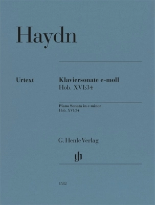 G. Henle Verlag - Sonata E minor Hob. XVI:34 (Revised Edition) - Haydn /Feder /Perahia - Piano - Book