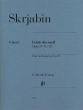 G. Henle Verlag - Etude in D sharp minor op. 8 no. 12 - Scriabin\/Rubcova  - Piano - Sheet Music