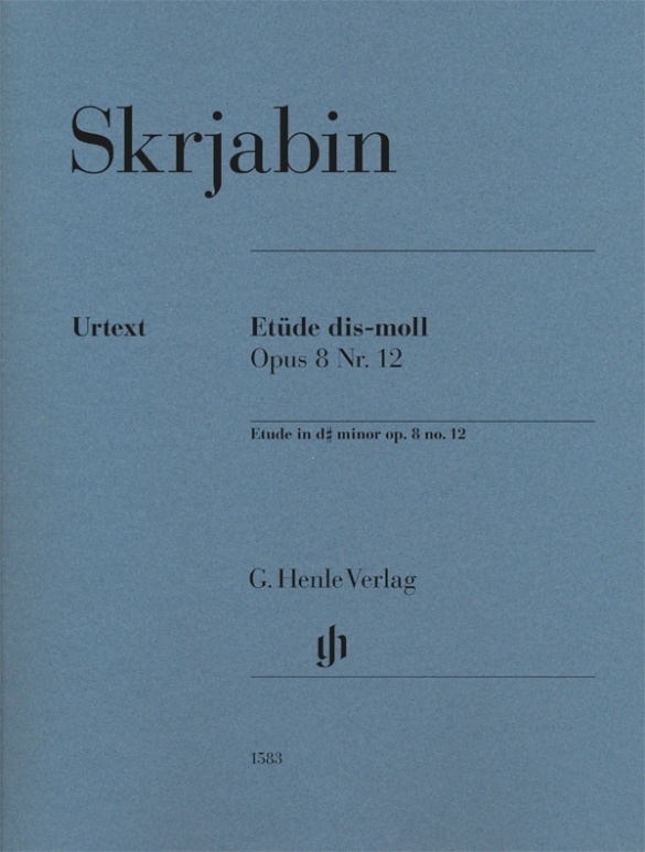 Etude in D sharp minor op. 8 no. 12 - Scriabin/Rubcova  - Piano - Sheet Music