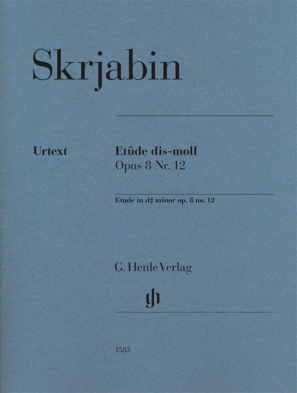 Etude in D sharp minor op. 8 no. 12 - Scriabin/Rubcova  - Piano - Sheet Music