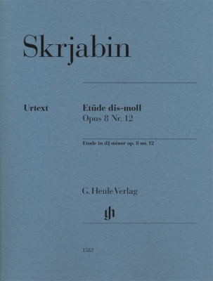 G. Henle Verlag - Etude in D sharp minor op. 8 no. 12 - Scriabin/Rubcova  - Piano - Sheet Music
