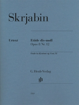 G. Henle Verlag - Etude in D sharp minor op. 8 no. 12 - Scriabin/Rubcova  - Piano - Sheet Music