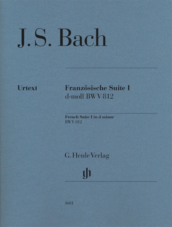 French Suite I in D minor BWV 812 (Revised Edition) - Bach/Scheideler - Piano - Book