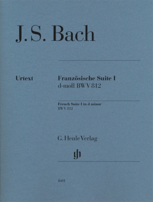 G. Henle Verlag - French Suite I in D minor BWV 812 (Revised Edition) - Bach/Scheideler - Piano - Book