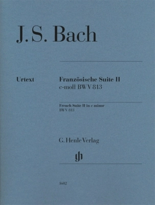 G. Henle Verlag - French Suite II in C minor BWV 813 (Revised Edition) - Bach/Scheideler - Piano - Book