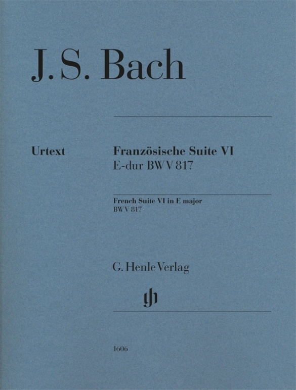 French Suite VI in E major BWV 817 (Revised Edition) - Bach/Scheideler - Piano - Book