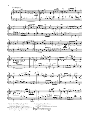 French Suite I in D minor BWV 812 (Revised Edition - w/o Fingering) - Bach/Scheideler - Piano - Book